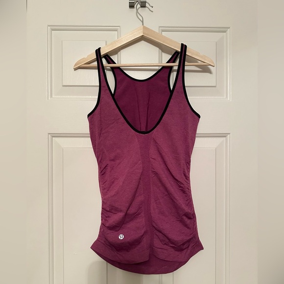Lululemon Ruched High Neck Tank - Picture 3 of 3